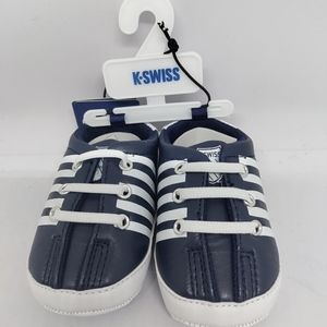 K-SWISS Baby Booties Sneakers Navy Blue Size Size 4(9-12M)